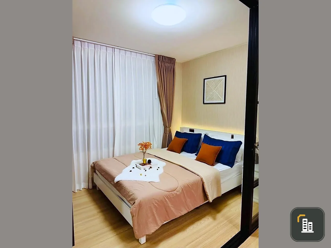 Plum Condo Paholyothin 89 for sale, 8th floor, beautiful unit, fully furnished, ready to move in. Book now!