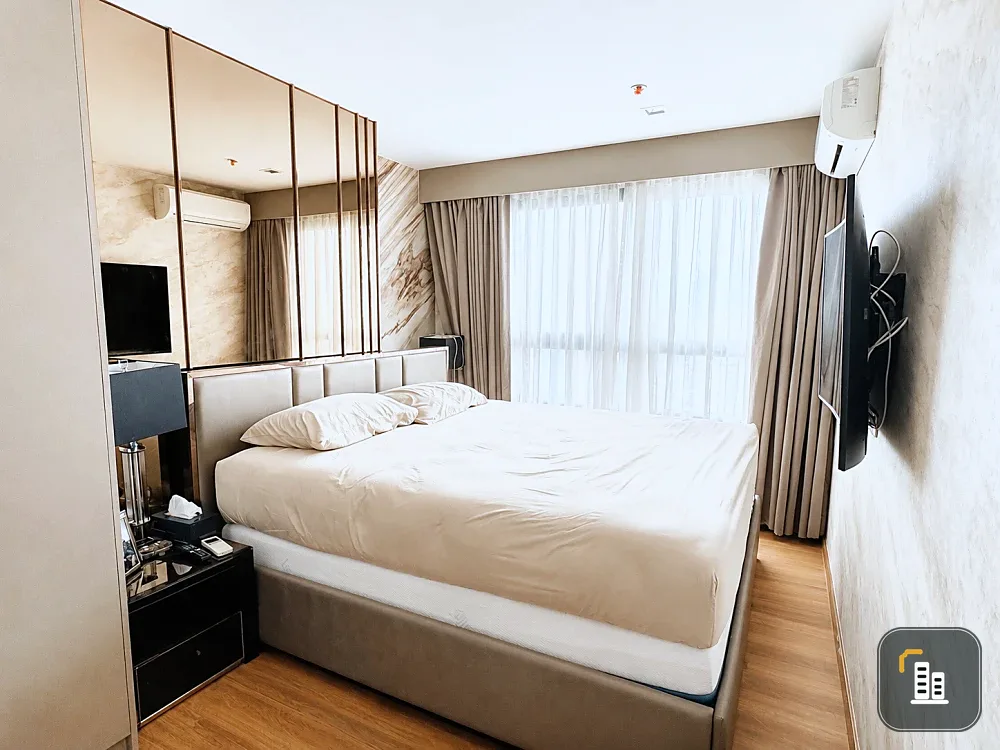 For rent: Ideo Sukhumvit 93, city view, unobstructed, fully furnished. Book now! Don't miss out!