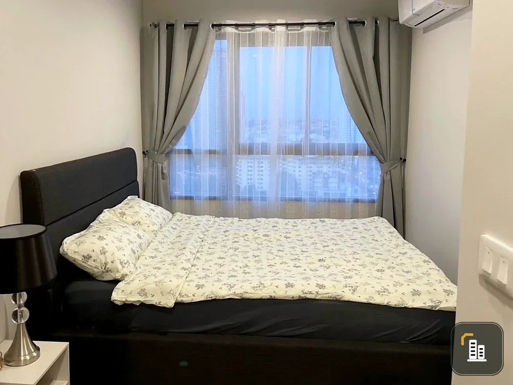 For rent: IDEO Ramkhamhaeng Lamsali, a lovely unit on the 19th floor with a great view. Fully furnished with appliances; just bring your belongings an