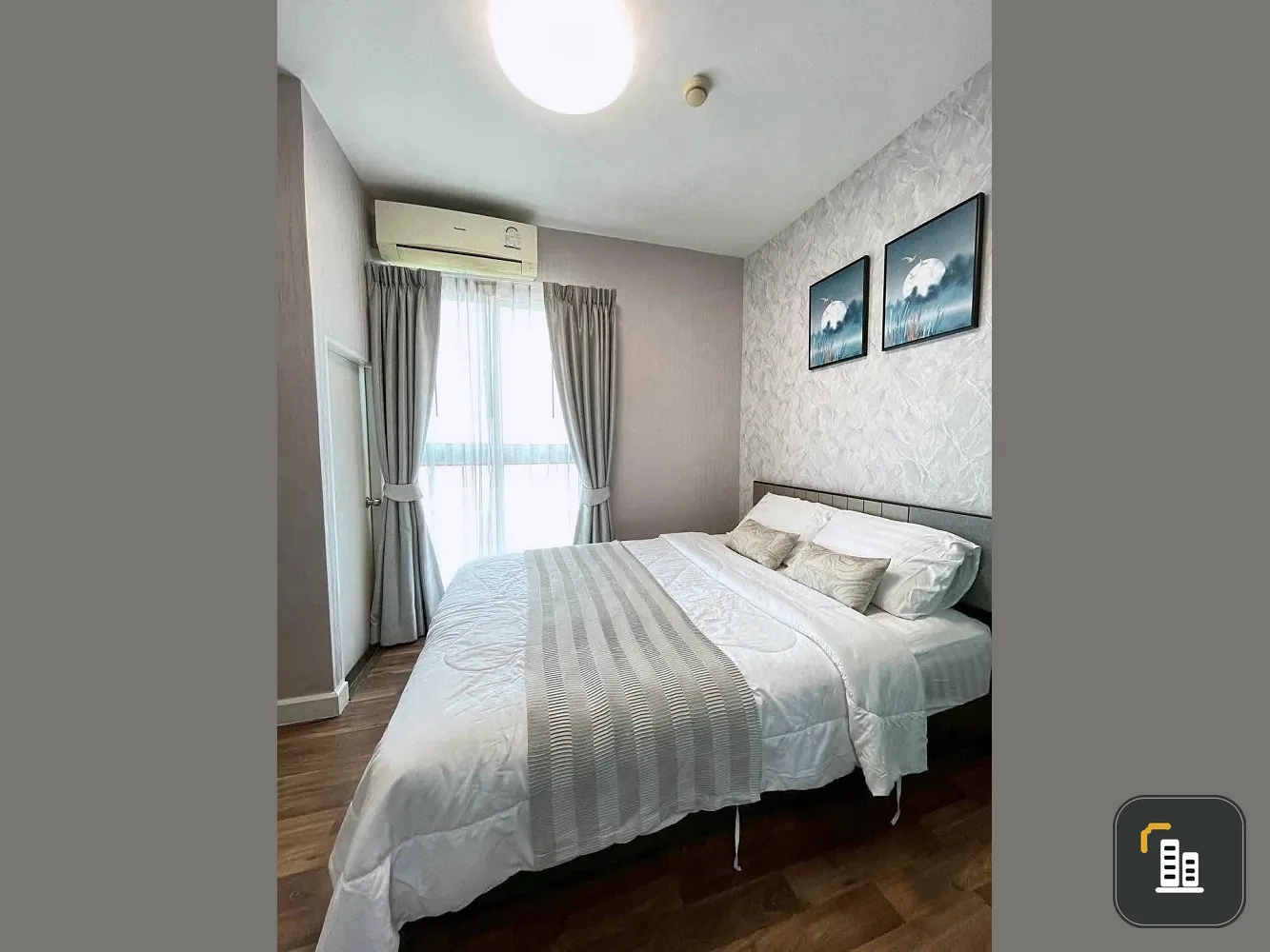 Condo for rent, A Space Me Bangna, room ready to move in. separated into proportions Clearly divided into zones, great price, let me tell you, don't m