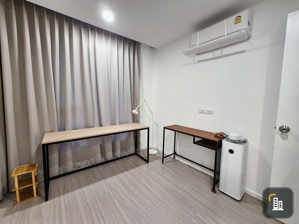 Fully Furnished 1-BR Condo for Rent - Private Workroom with soundproof foam & FREE Private AIS Fiber Internet | Denim Jatujak