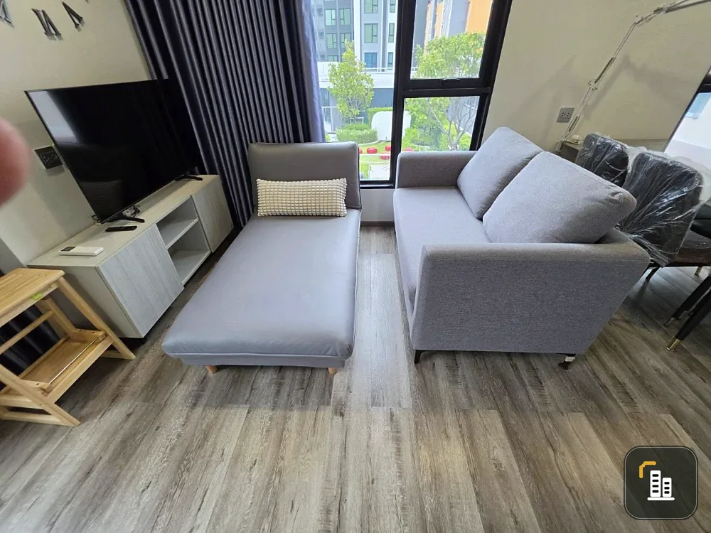 For rent: Kave Embryo Rangsit, a lovely room on the 5th floor, fully furnished with all amenities. Just bring your bags and move in!