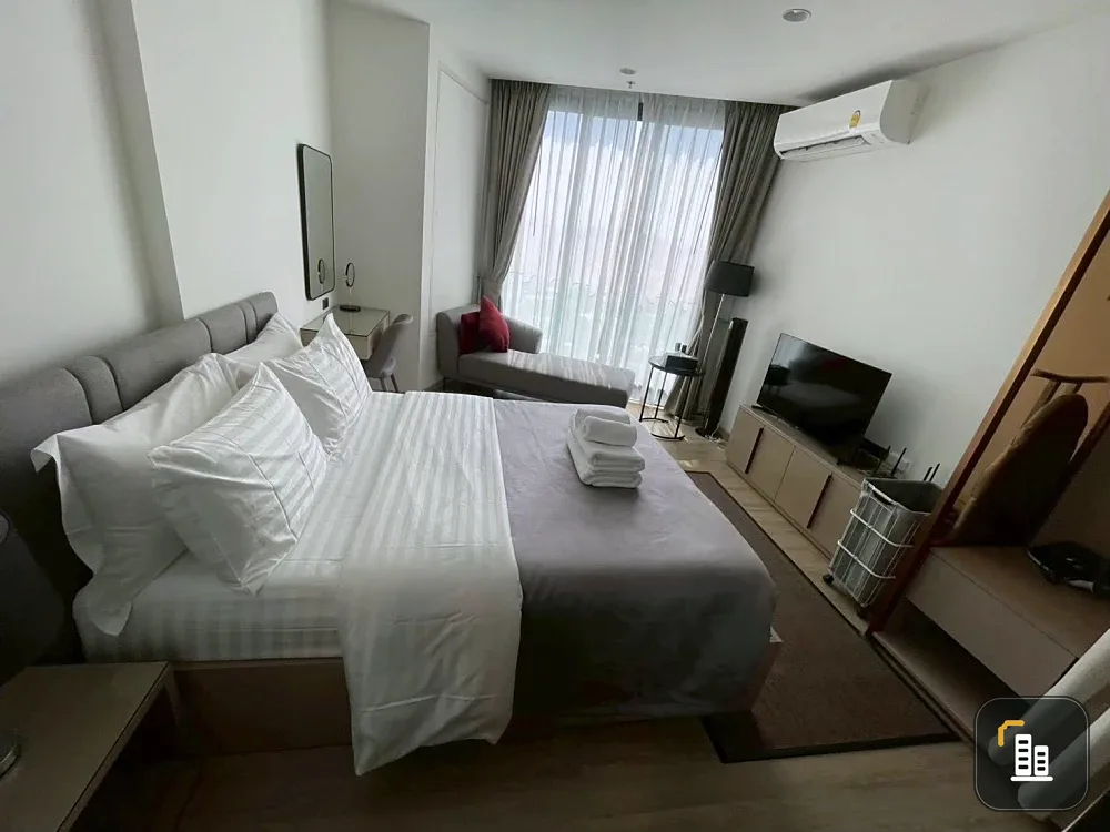 For rent: Edge Central-Pattaya, partial sea view, with washing machine, fully furnished and equipped with appliances. Ready to move in.