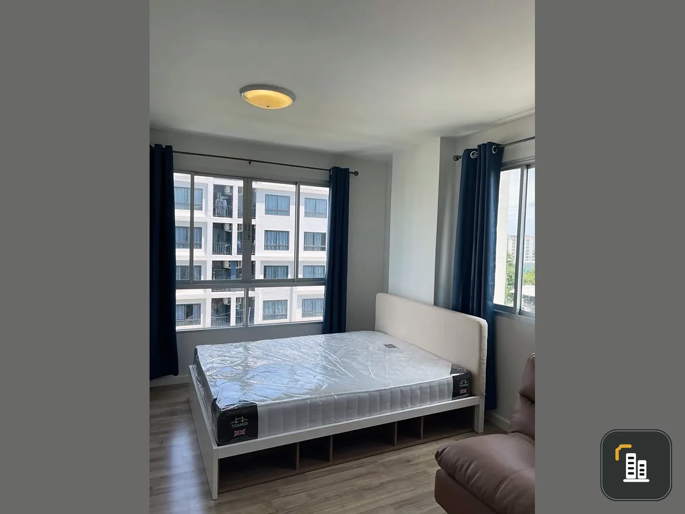 Condo for sale, Campus Rangsit Phase 2, fully furnished. Just bring your belongings and move in!