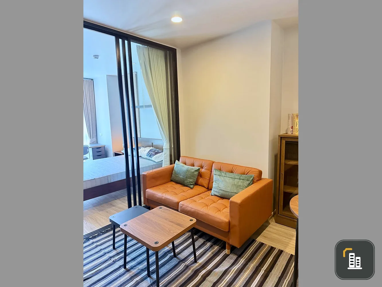 For rent: Culture Thonglor, corner unit, quiet and private, fully furnished with high-quality furniture. Don't miss out!