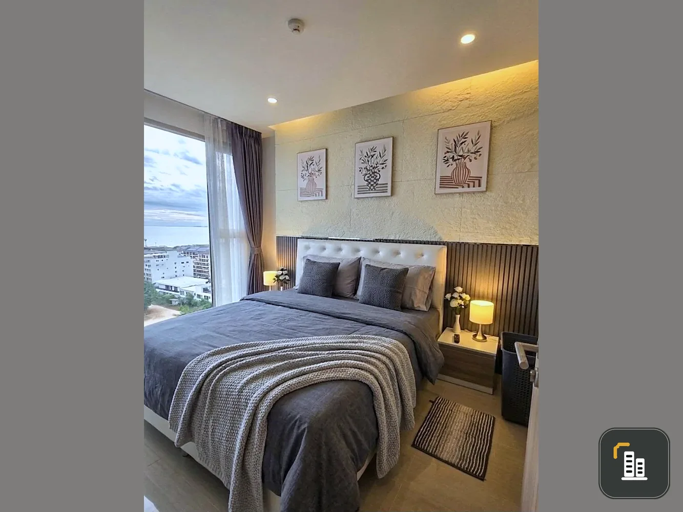 The Riviera Jomtien Pattaya Size 35 sqm 16 floor Seaview full furnished.