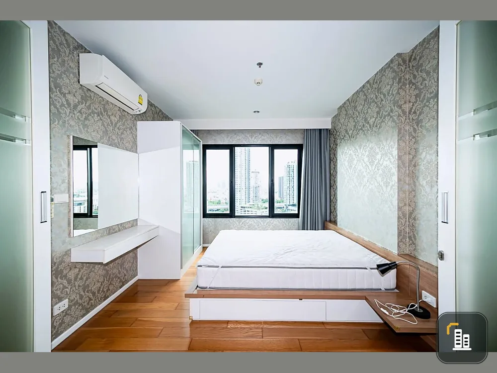 Spacious 40 sq.m. Condo for Sale - 15th High Floor, Fully Furnished, Prime Location in the Heart of Onnut | Blocks 77 by Sansiri