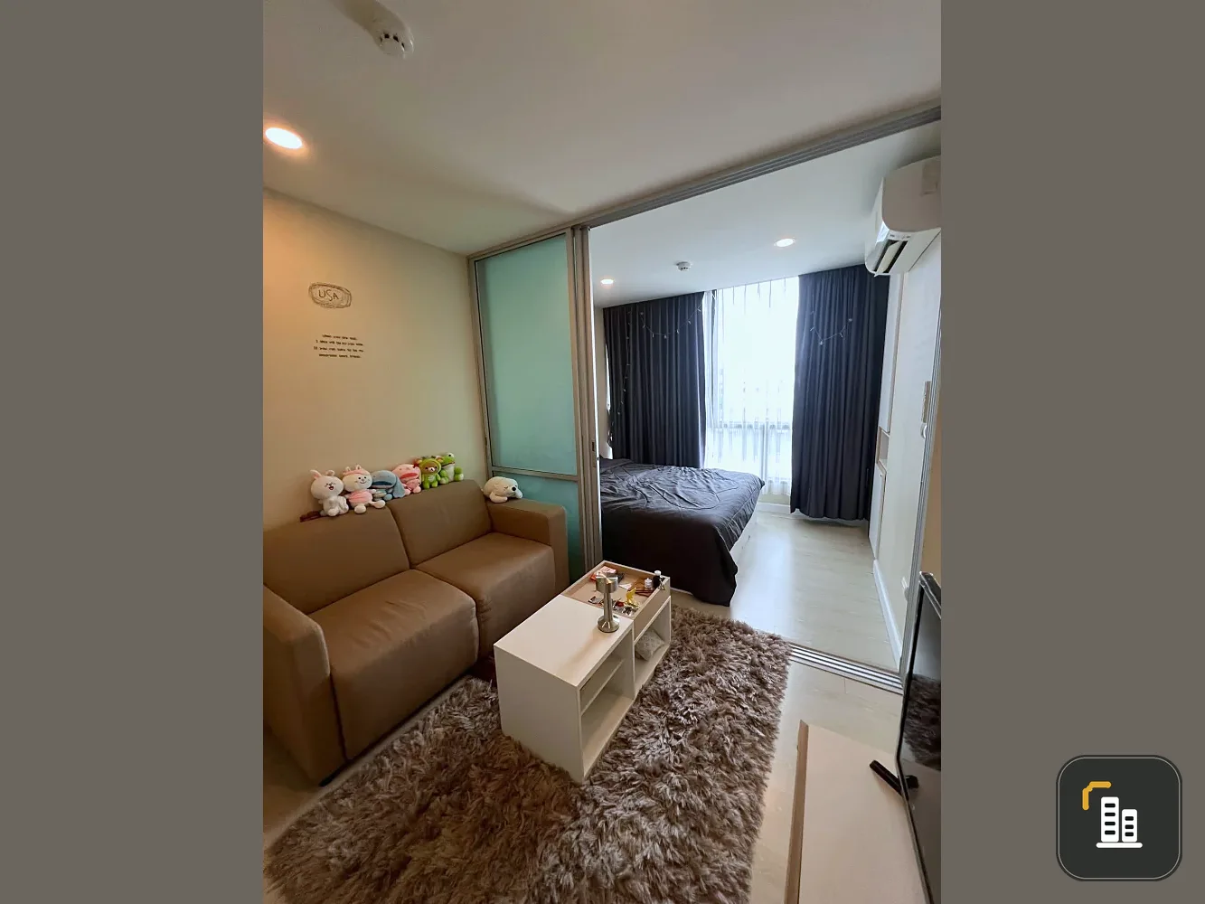 For sale or rent: The Cube Nawamin-Ramintra, corner unit with unobstructed view and natural breeze, comfortable all day long. While some units require