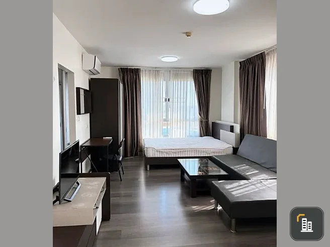 For rent: Dcondo Campus Resort Bangna, 5th floor, corner unit, fully furnished. Book now!