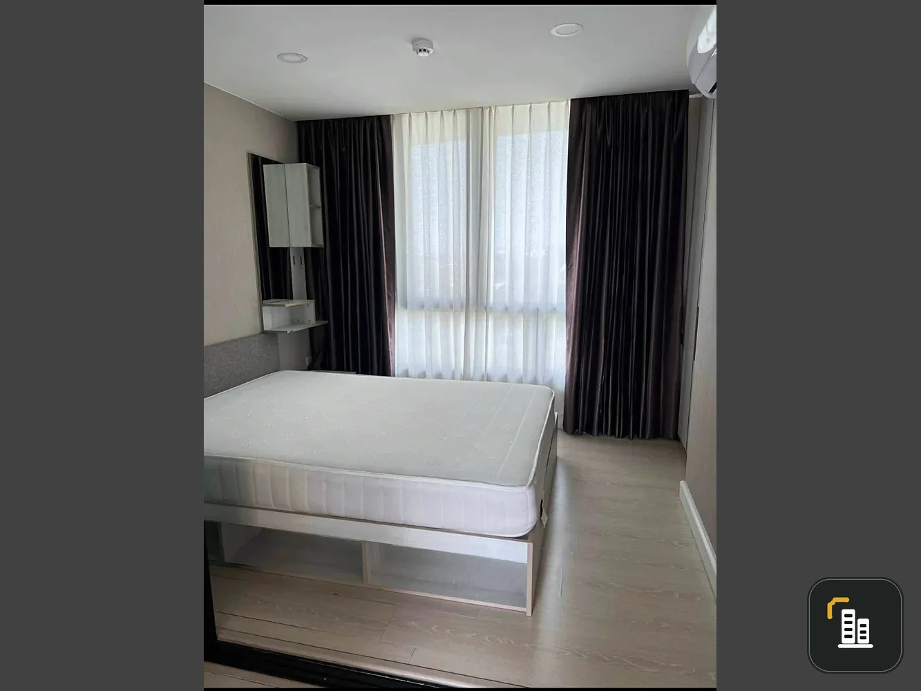 Selling a unit at The Cube Station Ramintra 109, 7th floor, fully furnished with high-quality built-in furniture. Don't miss this opportunity!