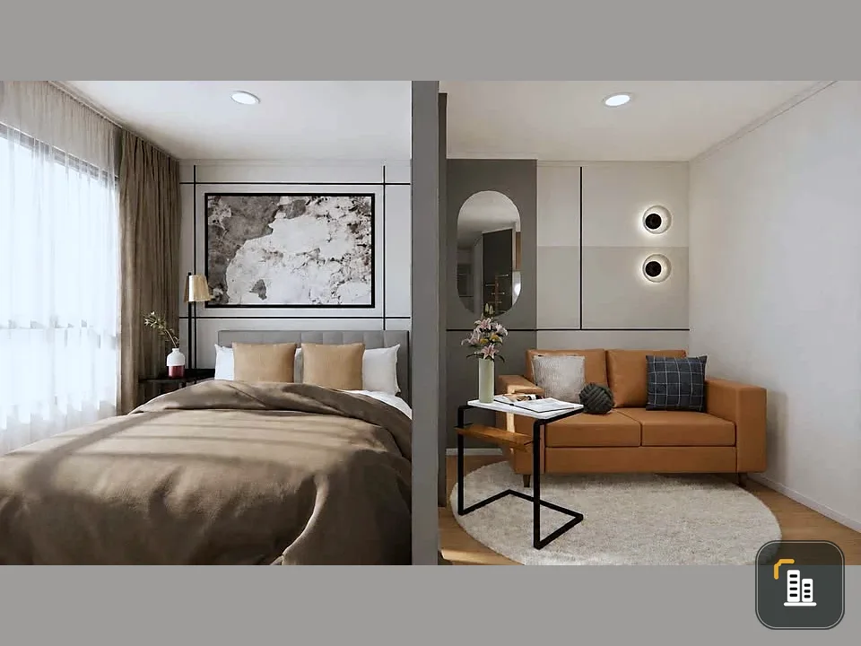 For sale: Lumpini Ville Lasalle-Bearing. Unobstructed view, overlooking the international school. Beautifully decorated room with furniture. Book now!