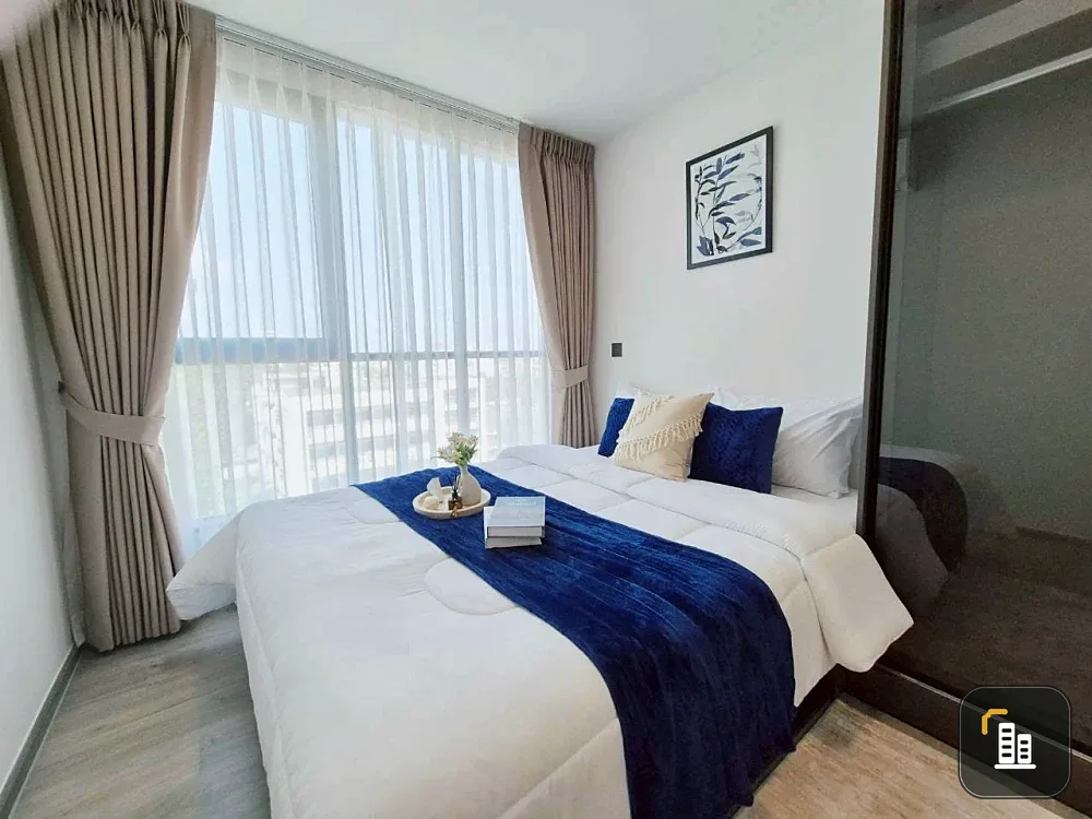 For rent Atmoz Palacio Lat Phrao-Wang Hin Nicely decorated room, complete with furniture and electrical appliances. You can come and move in.