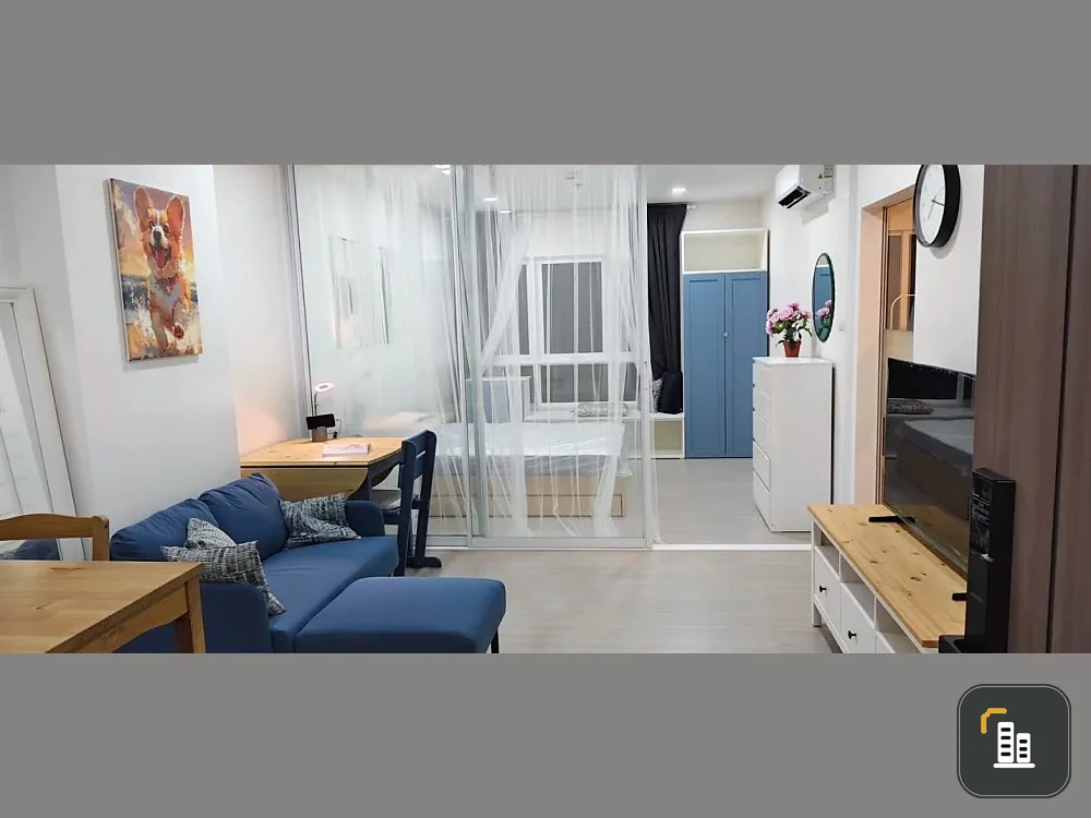 For rent: Supalai Park Yaek Fai Chai, 20th floor. Unobstructed city view, bright and airy, private, fully furnished, ready to move in.