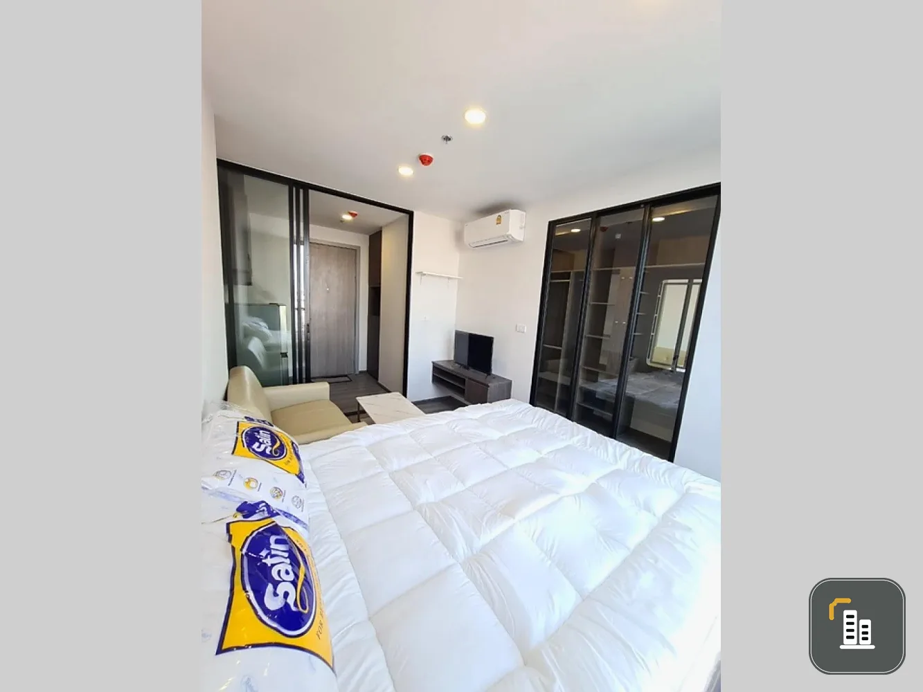 For rent: The Origin Ladprao-Bangkapi, 5th floor, fully furnished, very livable. Book now!