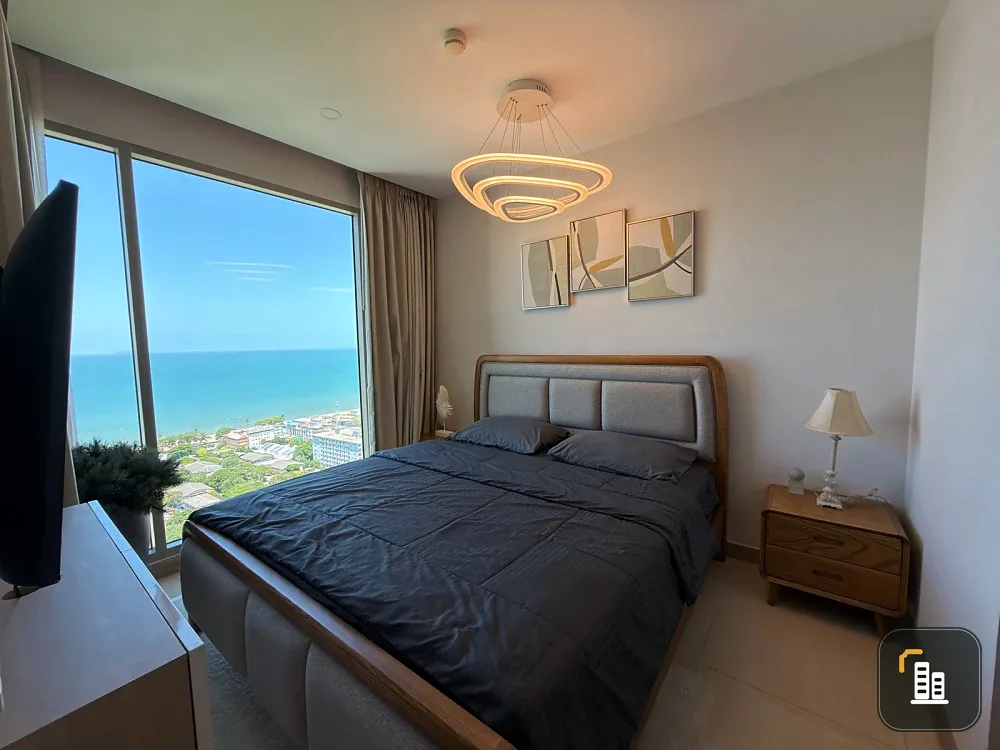For rent: The Riviera Jomtien Pattaya, 30th floor, fully furnished, very comfortable. Book now, don't miss out!