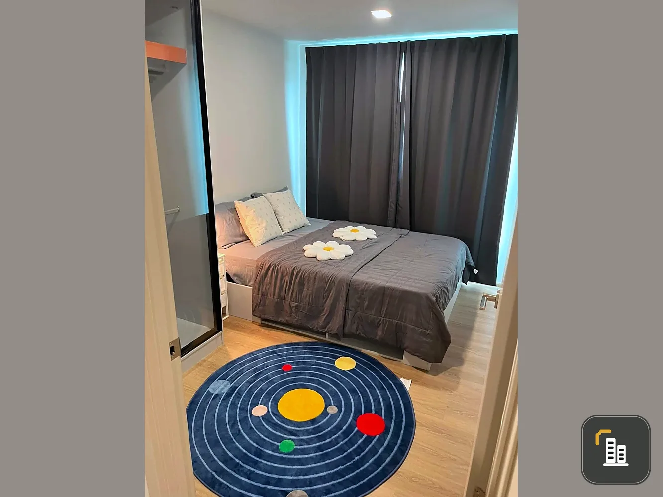 For rent: Kave Luminous Bangmod, 3rd floor unit. High-quality built-in furniture. Don't miss out!