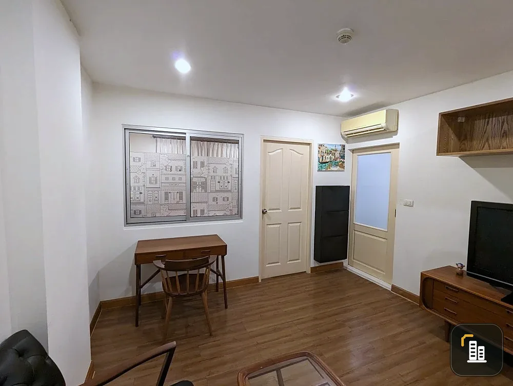 For sale/rent The niche ID Lat Phrao 130, fully furnished rooms, easy on the eyes color, comfortable price, don't miss it.