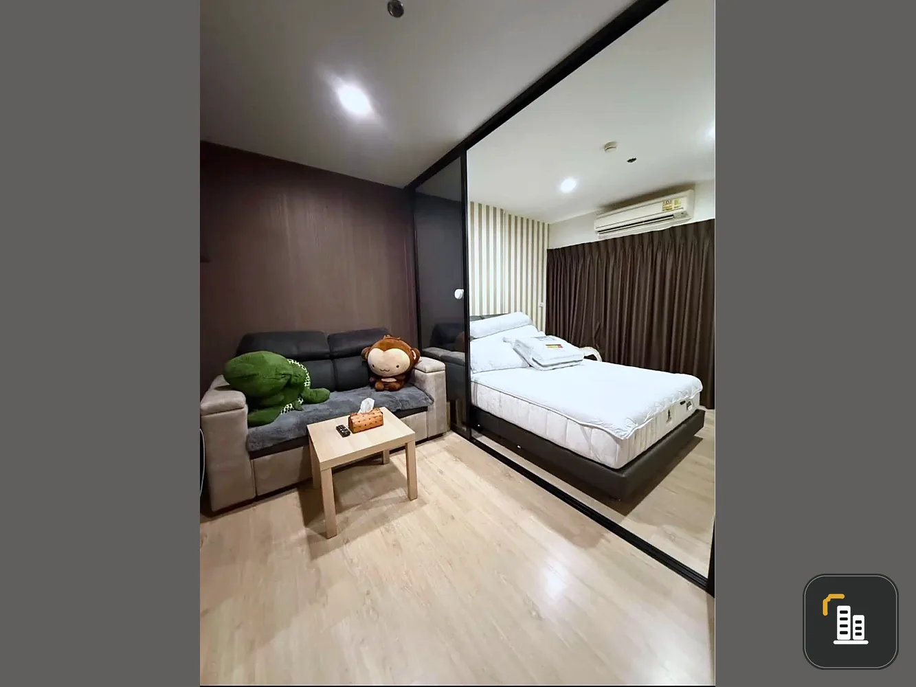 Condo for sale, Fuse Miti Sutthisan, room ready to move in. Complete facilities Very good wallpaper. Come and reserve now. Don't wait.