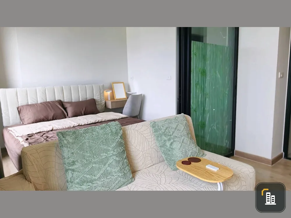 For rent: Niche MONO Sukhumvit-Bearing, 9th floor, unobstructed pool view. Quiet and private atmosphere. Book now!