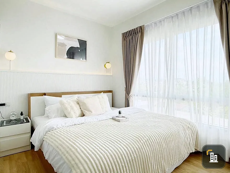 For sale: The Tree Ladprao Wanghin. Beautifully decorated unit with a separate, enclosed kitchen area, perfect for those who enjoy cooking and want to