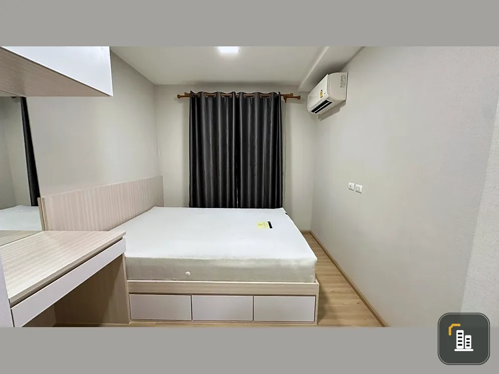 Plum Condo Mix Chaengwattana for sale, Building A, 2nd floor (front building), fully furnished. Hurry and reserve yours!