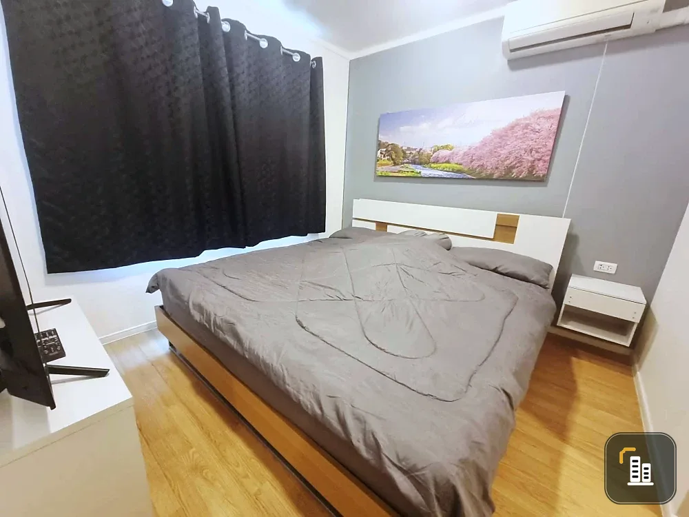 For rent: Lumpini Ville Naklua - Wongamat. Nice room, high-quality wallpaper, fully furnished. Don't miss out!