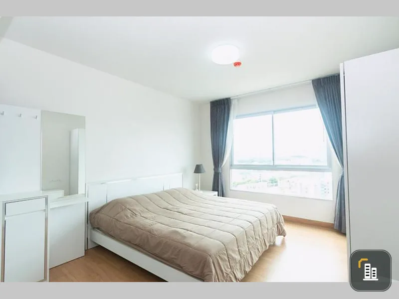 For rent, Supalai Veranda Ratchavipha-Prachachuen, corner room, 15th floor, unblocked view, plus built-in SB, you can move in.