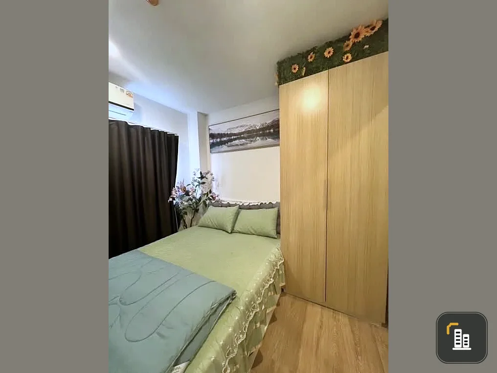 For rent: Sena Kith Bangna - KM.29, 4th floor, corner unit, fully furnished. Book now! Don't miss out! Hurry!