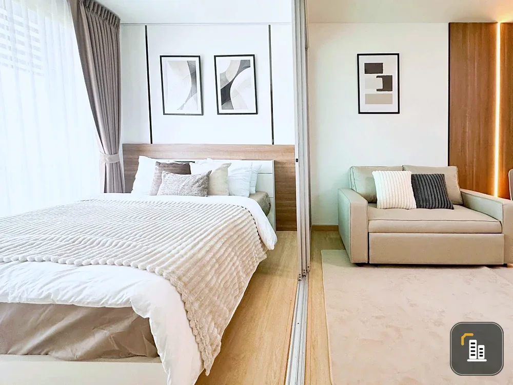 Selling a Space ME Sukhumvit 77, a beautiful unit fully furnished. Book now!