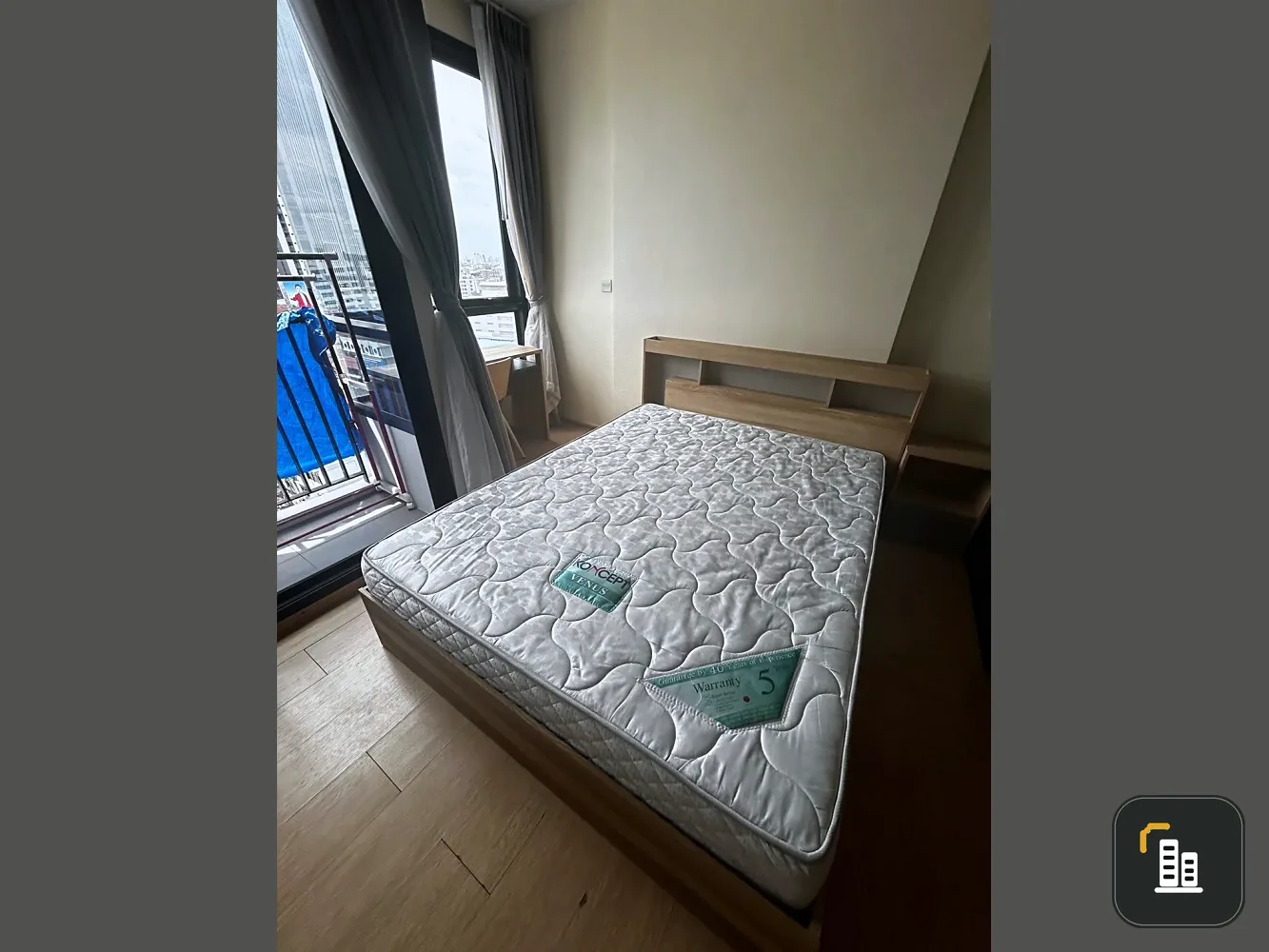 For rent: Maru Ladprao 15, 11th floor, partitioned unit, ready to move in, fully furnished. Book now!