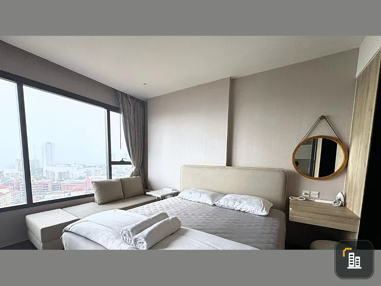 For rent: ONCE PATTAYA, 11th floor, sea view, beautiful room, fully furnished, comfortable to live in. Book now!