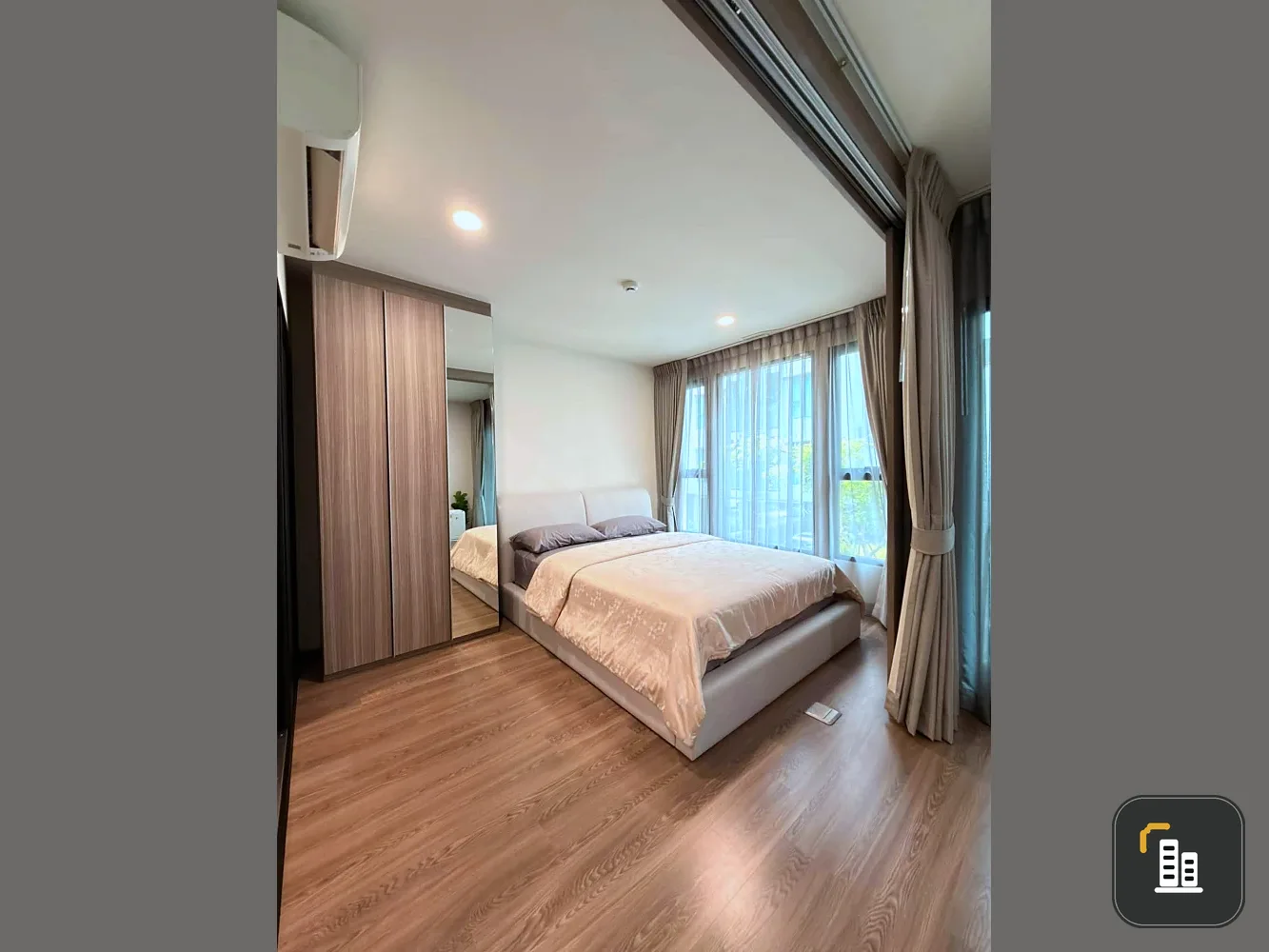 For rent: The Origin Ramintra 83 Station, 2nd floor, fully furnished, very livable. Book now!