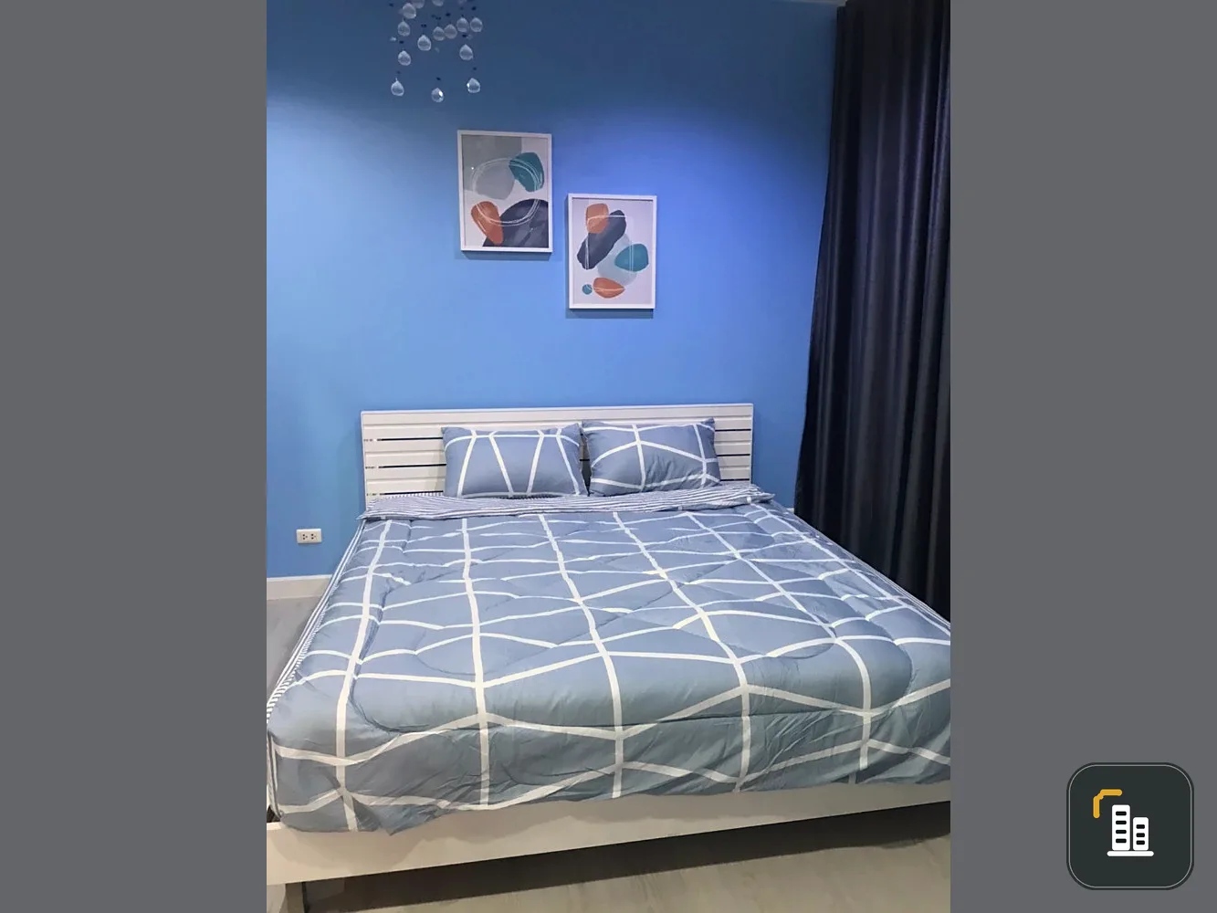 For rent: Baan Klang Krung Siam-Pathumwan, 22nd floor, fully furnished, very livable. Book now!