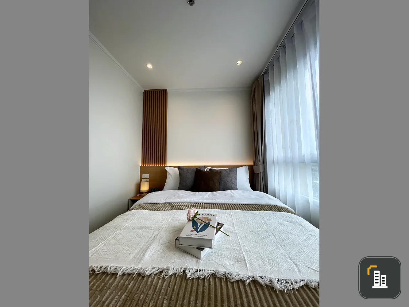 Selling Lumpini Ville Lasalle-Barring, 17th floor, unobstructed view, fully furnished. Book now!