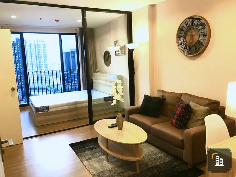 Urgent sale, The Tree Interchange Condo, 21st floor, Building B, new room, fully furnished, ready to move in. New room.