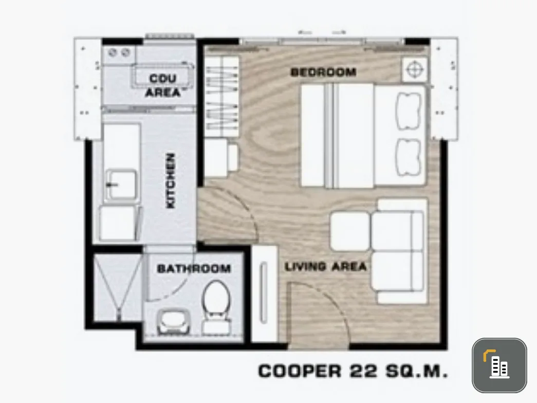 Urgent sale, The Tree Interchange, the highest floor room of the project. Anyone who likes to drink in the atmosphere should not miss this room.