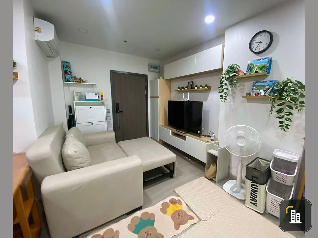For sale or rent: Supalai Park Yaek Fai Chai, One-bedroom plus unit, Building A, North facing (corner unit). Perfect for relaxation.