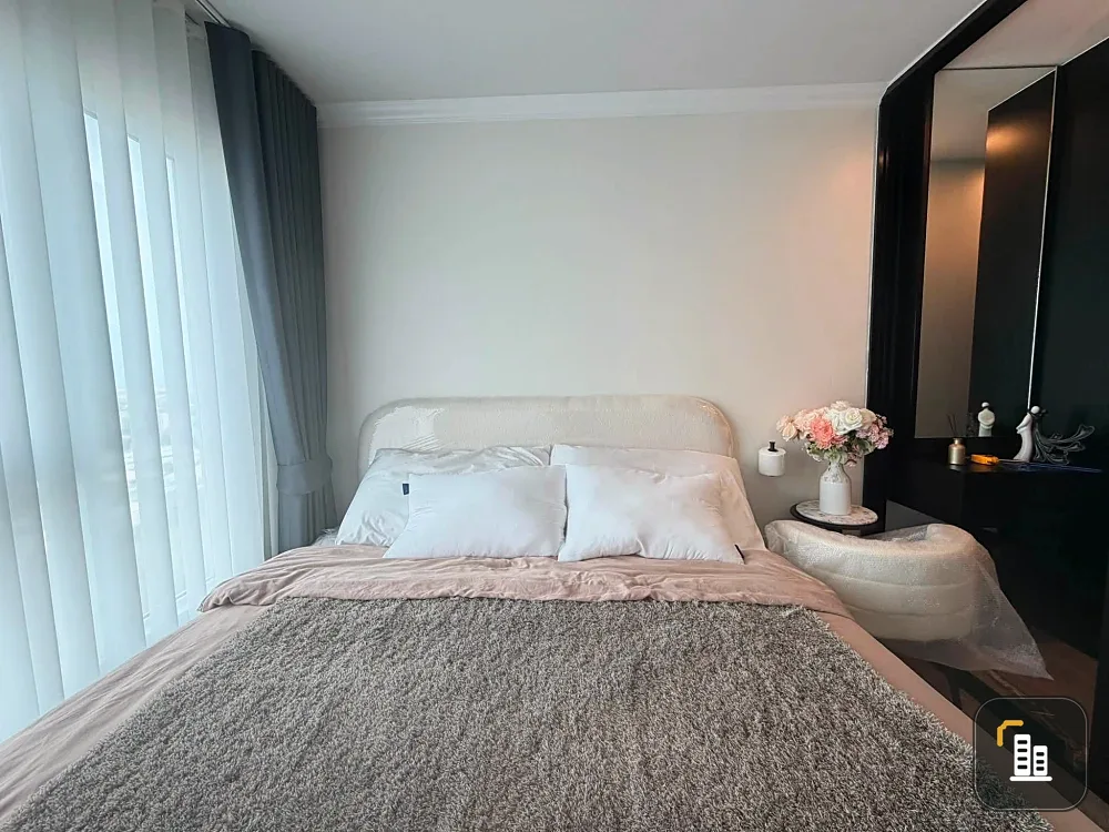 For rent: Regent Home Bangna Building D, 23rd floor, with BITEC view. Fully furnished. Book now!