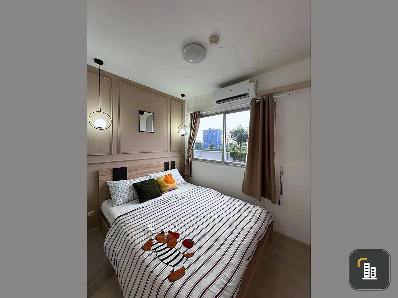 Plum Condo Park Rangsit for sale, 2nd floor. Beautiful unit, fully furnished. Book now, don't miss out!