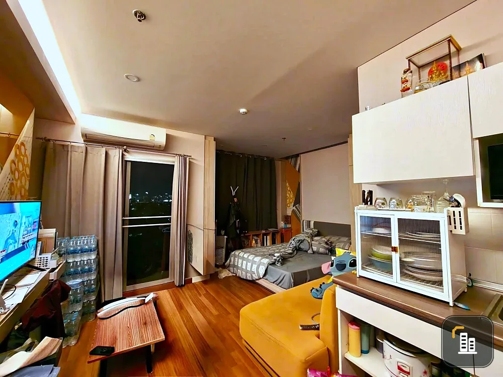 Urgent sale! Lumpini Park Vibhavadi-Chatuchak, studio unit, 12th floor, high floor view, fully furnished. Buy now!