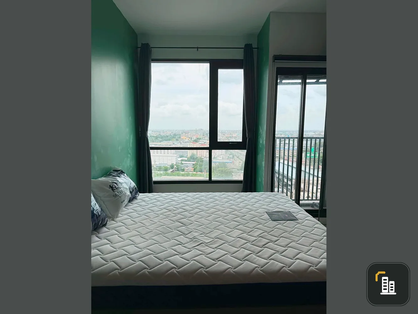 For rent: Knightsbridge Sukhumvit-Thepharak, 17th floor, city view, fully furnished. Book now!