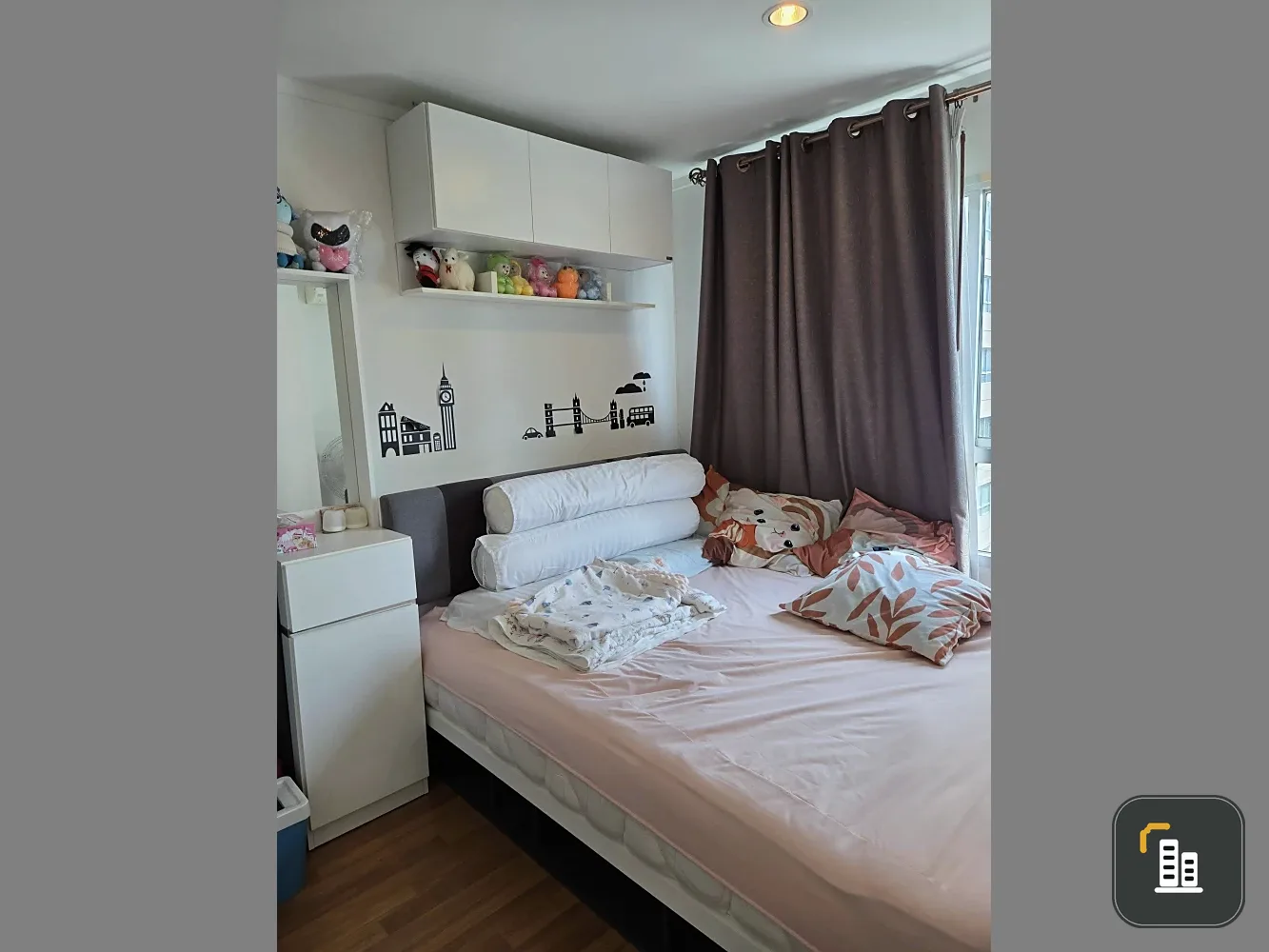 Selling Lumpini Park Rama 9–Ratchada, 1 bedroom, 1 bathroom, street view, great location, convenient transportation. Book now!