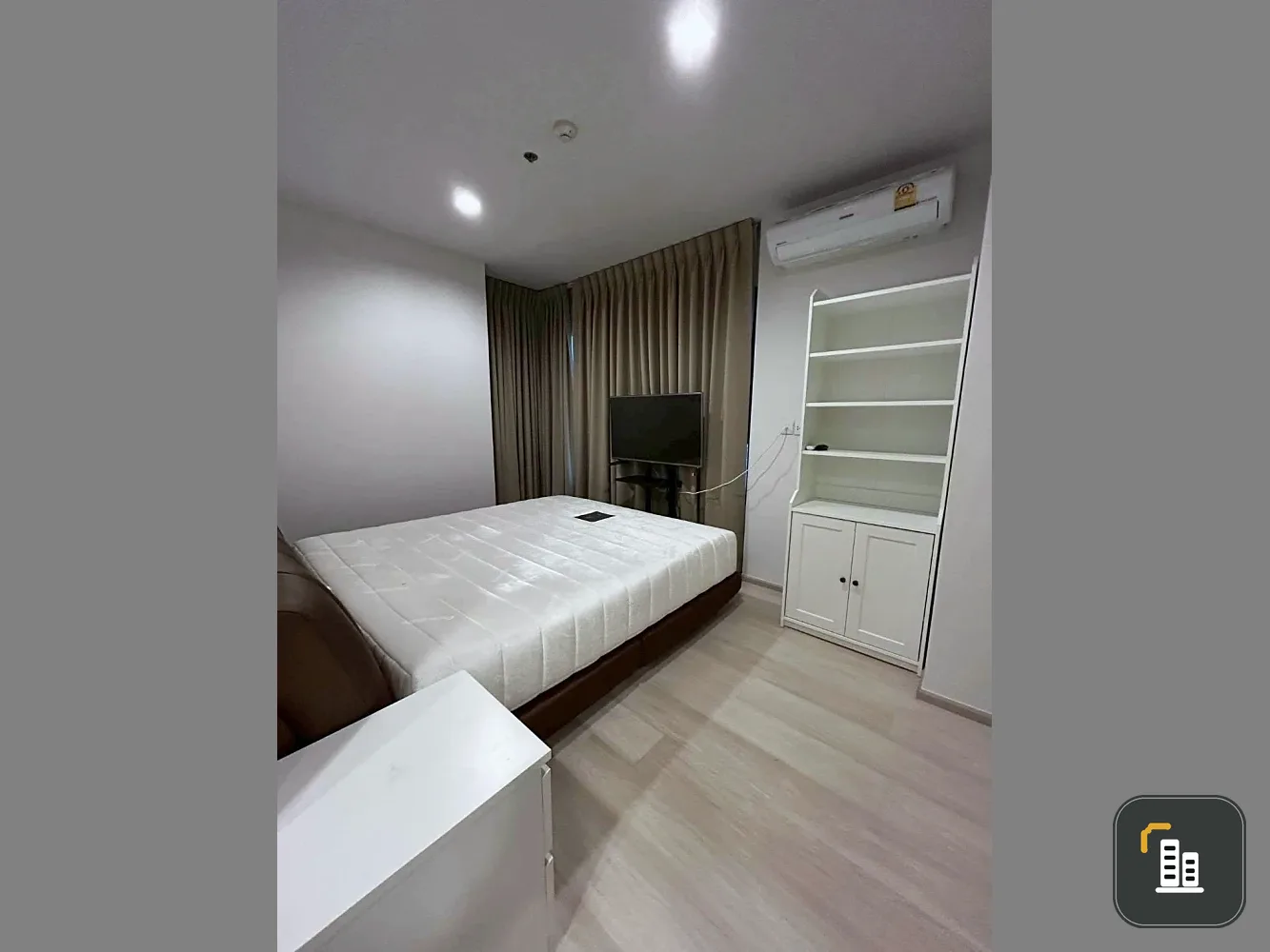 Condo for rent, Life one wireless, 17th floor, beautiful view, good layout, comfortable to live in, complete functions, fully furnished, ready to move