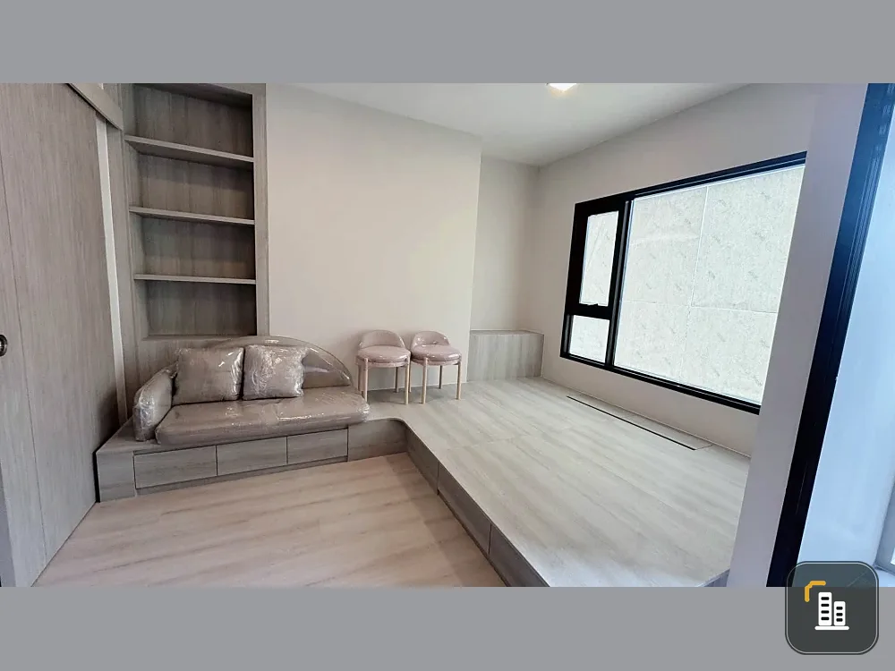 Selling down payment COBE Ratchada Rama 9, studio room, complete with common areas, in a good location, hurry and reserve now.