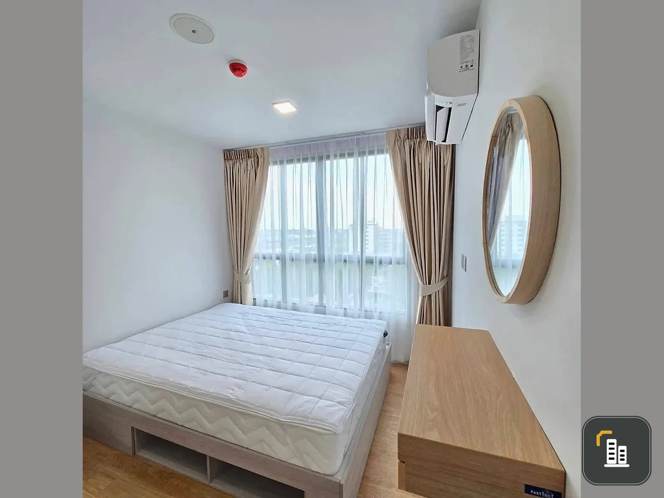 For rent: Atmoz Kanaal Rangsit, 7th floor, fully furnished unit, ready to move in. Book now!