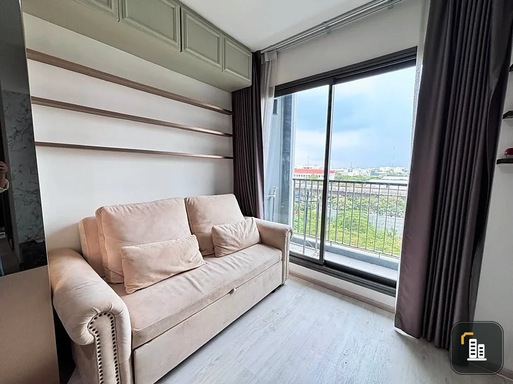 Condo for rent, Rhythm Rangnam, corner unit, Century side, north facing, unobstructed view, private, fully furnished. Book now!