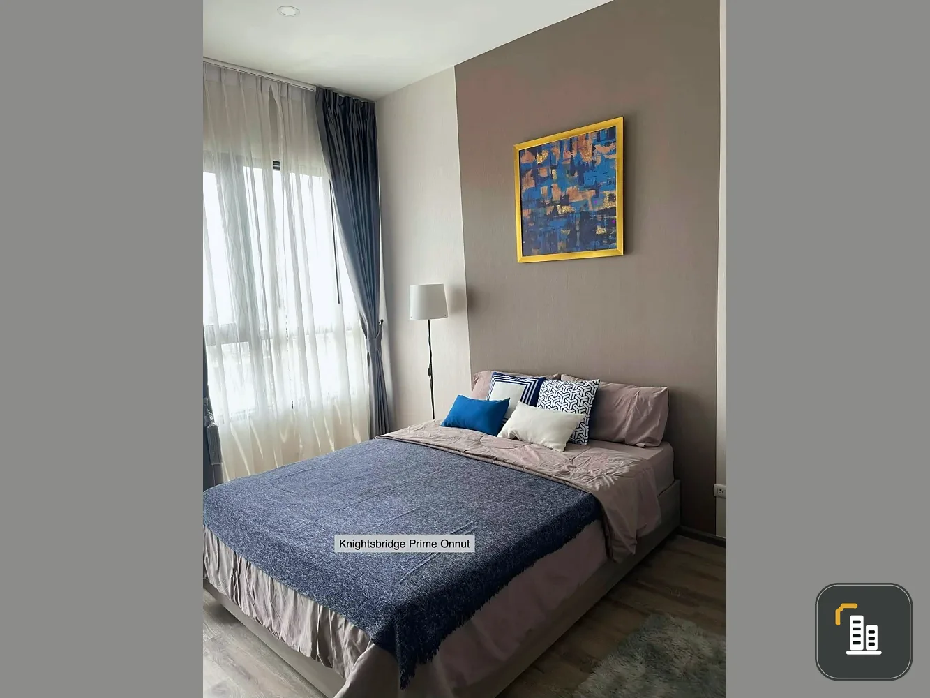 For rent: Knights Bridge Prime On-Nut, high floor, beautiful city view, bright and airy with 3-meter high ceilings giving an exceptionally spacious and