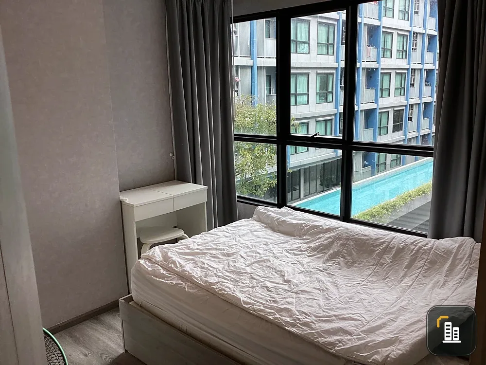 Available for rent immediately! The Origin Onnut, 2 bedrooms, the best pool view in the project. Move-in ready!
