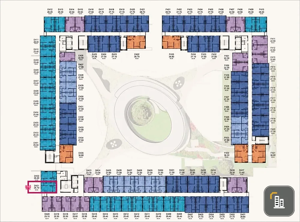 Selling reservation for KAVALON, unit D209. Excellent project with complete facilities. Interested? Book now!