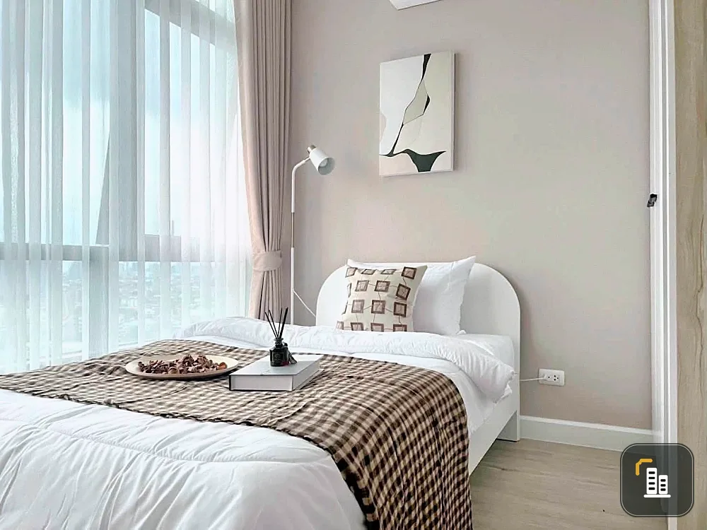 For sale or rent: Metro Sky Prachachuen, 2 bedrooms, minimalist style, fully furnished. Book now!